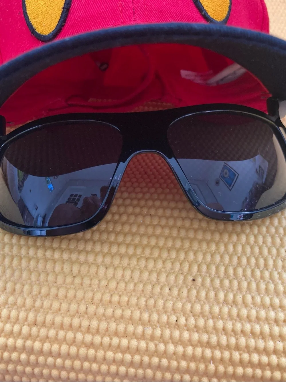 Youth Disney Mickey Mouse Cap with attached sunglasses